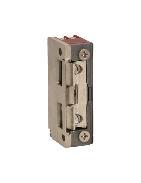 Elektrozaczep symetryczny z prowadnicą, rewersyjny, MINI, NISKOPRĄDOWY 280mA dla 12VDC