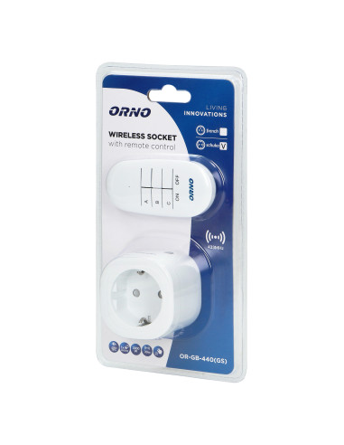 Gniazdo bezprzewodowe mini sterowane pilotem...