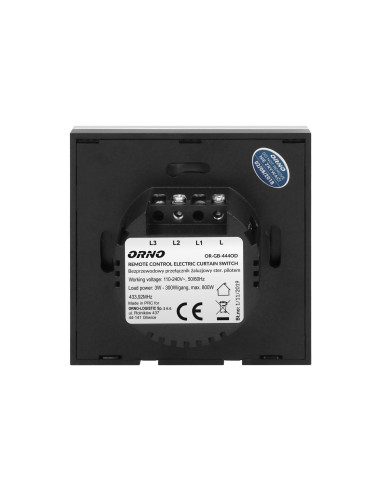 Bezprzewodowy łącznik roletowy, sterowany pilotem