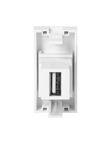 NOEN USB data, gniazdo modułowe 22,5x45mm USB...