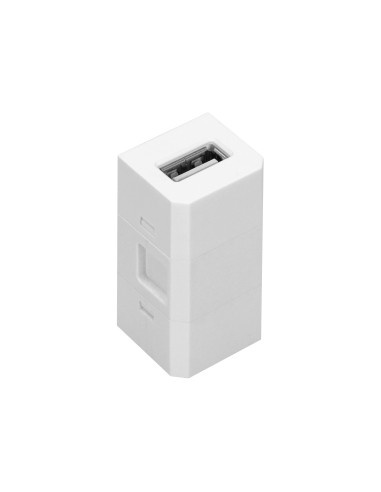 Kostka z gniazdem USB do gniazda meblowego OR-GM-9015/W