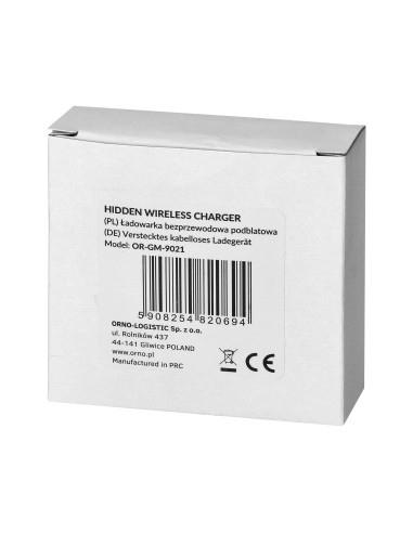 Bezprzewodowa ładowarka indukcyjna podblatowa