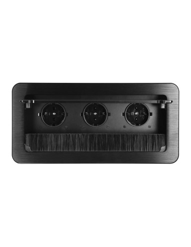  Gniazdo meblowe wpuszczane w blat z płaskim...