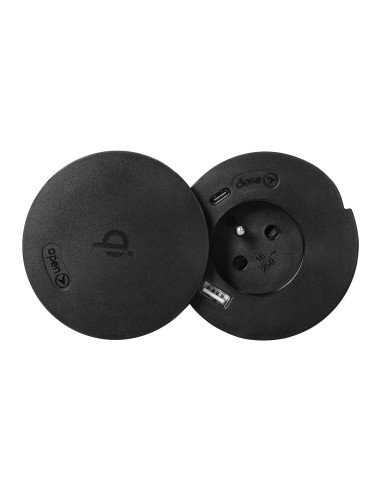  Gniazdo meblowe Ø6cm z rotacyjną pokrywą,...