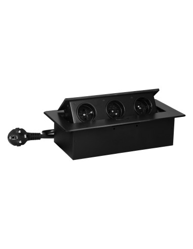 Gniazdo meblowe wpuszczane w blat z płaskim...