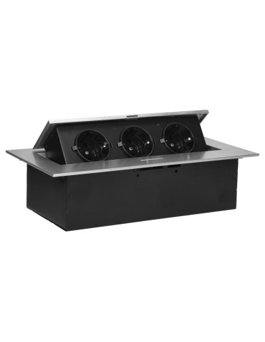 Gniazdo meblowe wpuszczane w blat z płaskim...