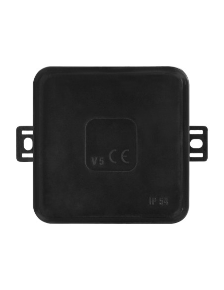 Puszka n/t CLICK, IP54, 12 przepustów, 75x75x41mm, czarna, 66 szt.