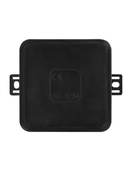 Puszka n/t CLICK, IP54, 12 przepustów, 85x85x41mm, czarna