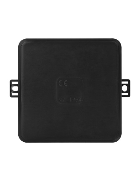 Puszka n/t CLICK, IP54, 12 przepustów, 100x100x41mm, czarna