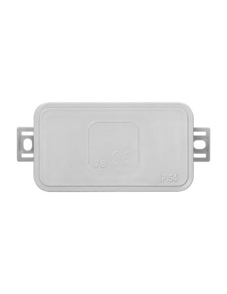 Puszka n/t CLICK, IP54, 8 przepustów, 80x45x41mm, szara