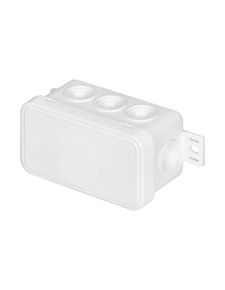 Puszka n/t CLICK, IP54, 8 przepustów, 80x45x41mm, biała