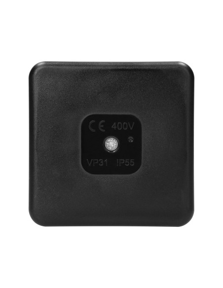 Puszka n/t PRO, IP55, 400V, 12 przepustów, 85x85x37mm, czarna