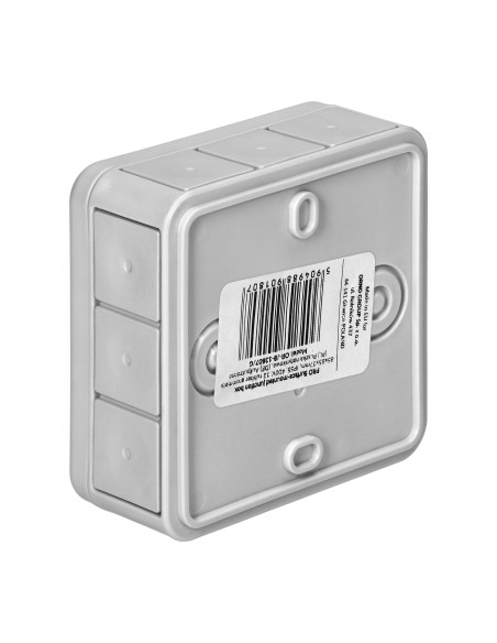 Puszka n/t PRO, IP55, 400V, 12 przepustów, 85x85x37mm, szara