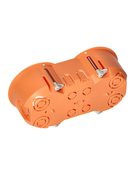 Puszka podtynkowa 60 mm płytka dwukrotna do G/K