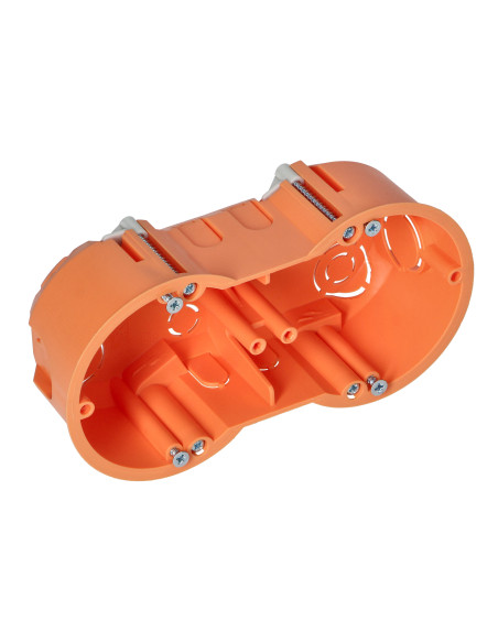 Puszka p/t 60 mm płytka dwukrotna do G/K, 70 sztuk