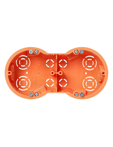 Puszka p/t 60 mm płytka dwukrotna do G/K, 70 sztuk