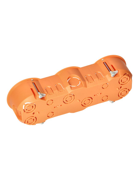 Puszka p/t 60 mm płytka trzykrotna do G/K, 80 szt