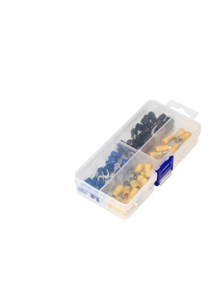 Zestaw końcówek kablowych, widełkowych 95 szt.
