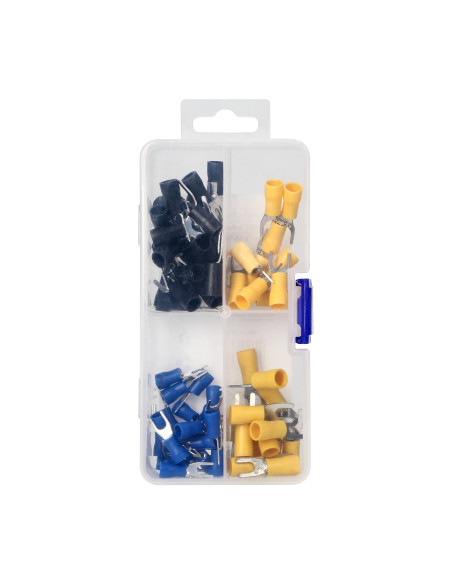 Zestaw końcówek kablowych, widełkowych 95 szt.