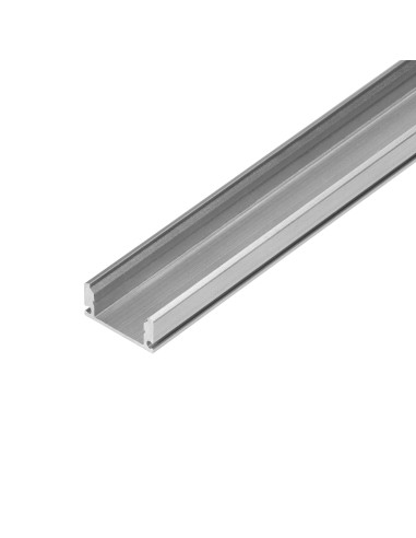 Profil aluminiowy do taśm LED, 2000 x 17 x 7 mm, nawierzchniowy, srebrny