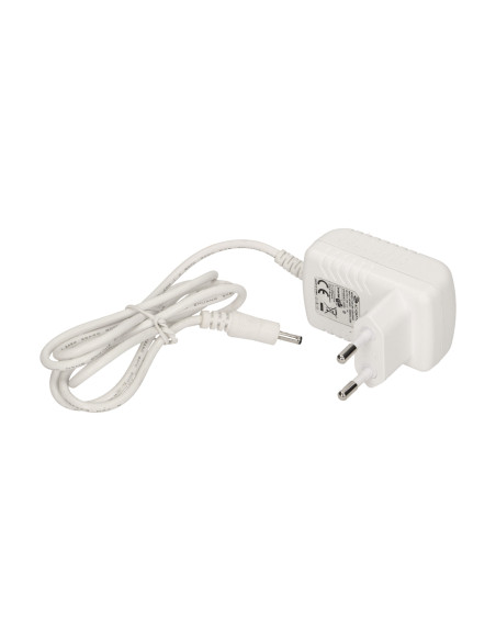 CRYSTAL LED 6,5W, Lampka biurkowa z budzikiem, czujnikiem ruchu i ładowarką USB, 500lm, 4000K, biała