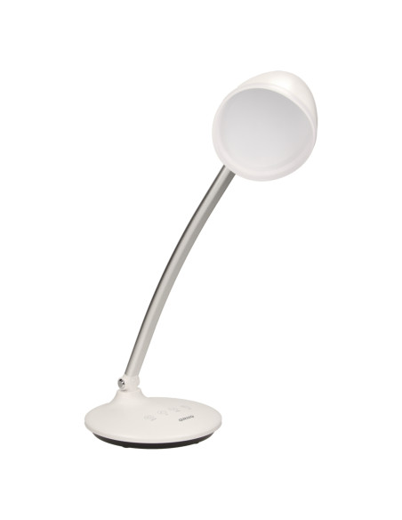 KALCYT LED 6W, lampka biurkowa, 200lm, 4000K, wyłącznik czasowy, biała