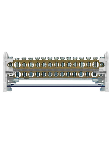 Blok rozdzielczy 2-rzędowy, 15 przewodów