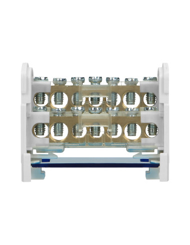 Blok rozdzielczy 2-rzędowy, 7 przewodów