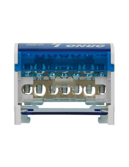 Blok rozdzielczy 2-rzędowy, 7 przewodów