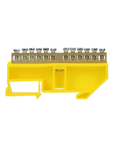 Listwa zaciskowa PE, na szynę TH35, 12...