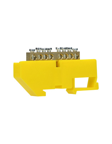 Listwa zaciskowa PE, na szynę TH35, 8...