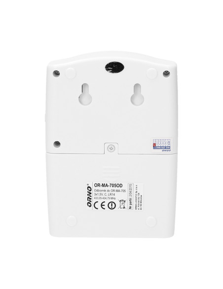 Zestaw czujników ruchu z sygnalizacją bezprzewodową, IP44,120m, learning system, bateryjny