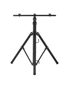 Statyw podwójny do naświetlaczy LED, czarny 2