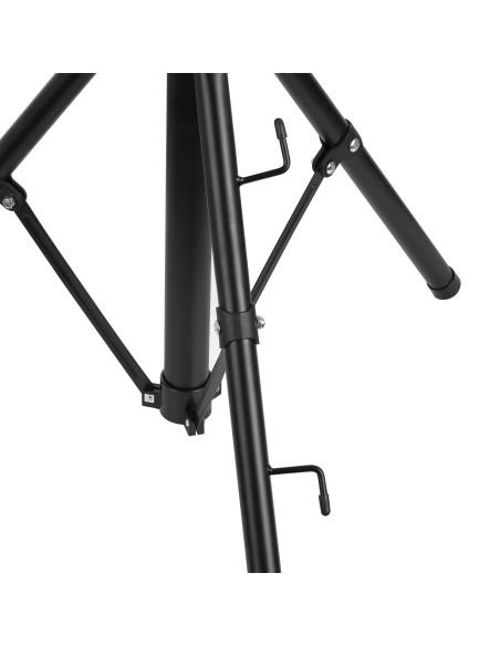 Statyw podwójny do naświetlaczy LED, czarny