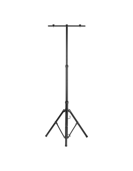 Statyw podwójny do naświetlaczy LED, czarny