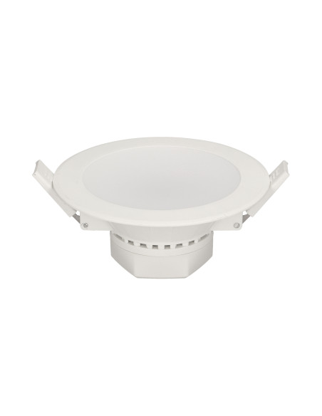 AURA LED 12W, oprawa downlight, podtynkowa, 950lm, 3000K, biała, wbudowany zasilacz LED
