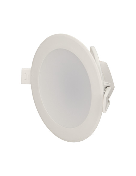 AURA LED 12W, oprawa downlight, podtynkowa, 950lm, 3000K, biała, wbudowany zasilacz LED