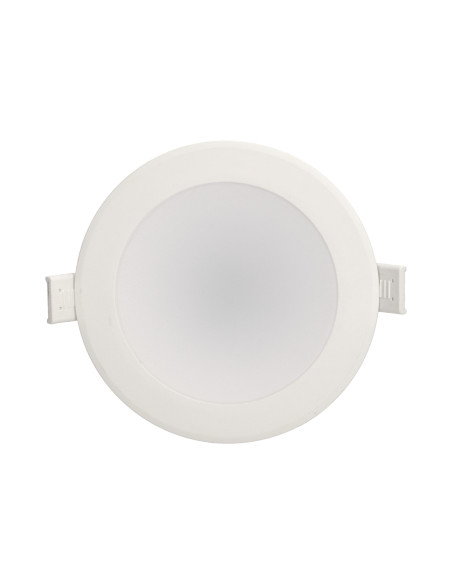 AURA LED 12W, oprawa downlight, podtynkowa, 950lm, 3000K, biała, wbudowany zasilacz LED