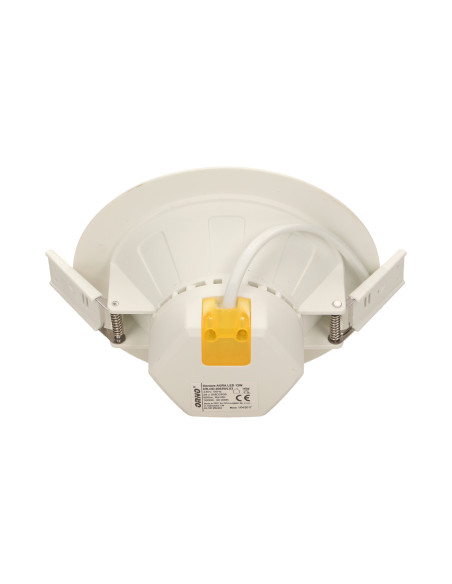 AURA LED 12W, oprawa downlight, podtynkowa, 950lm, 3000K, biała, wbudowany zasilacz LED