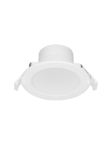 AURA LED 9W, oprawa downlight, podtynkowa, 4000K, biała, wbudowany zasilacz LED