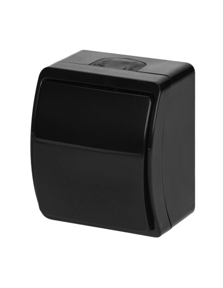 Łącznik jednobiegunowy n/t AQUATIC, IP44, czarny