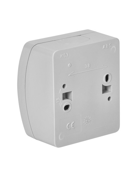 Łącznik jednobiegunowy n/t AQUATIC, IP44, szaro-grafitowy, 10 szt.