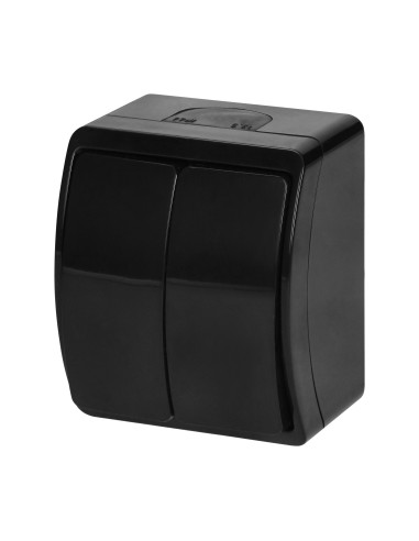 Łącznik świecznikowy n/t AQUATIC, IP44, czarny