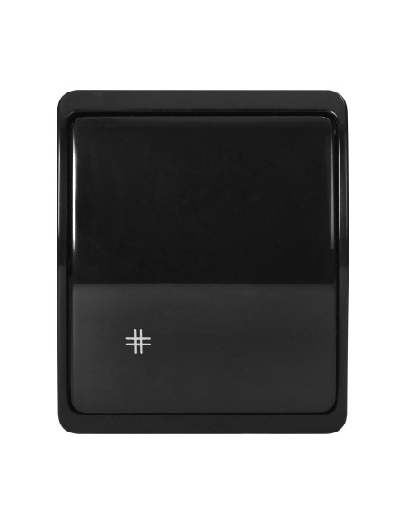 Łącznik krzyżowy n/t AQUATIC, IP44, czarny