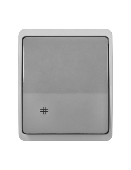 Łącznik krzyżowy n/t AQUATIC, IP44, szaro-grafitowy