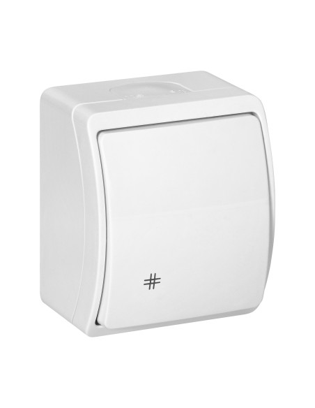 Łącznik krzyżowy n/t AQUATIC, IP44, biały