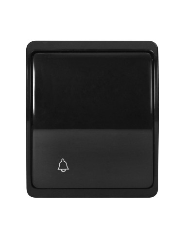 Przycisk dzwonek n/t AQUATIC, IP44, czarny