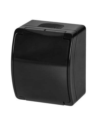 Gniazdo pojedyncze 2P+Z Schuko AQUATIC, IP44,...