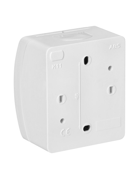 Gniazdo pojedyncze 2P+Z Schuko AQUATIC, IP44, białe