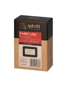 FARO LED naświetlacz 10W, 800lm, IP65, 4000K, aluminium +... 2
